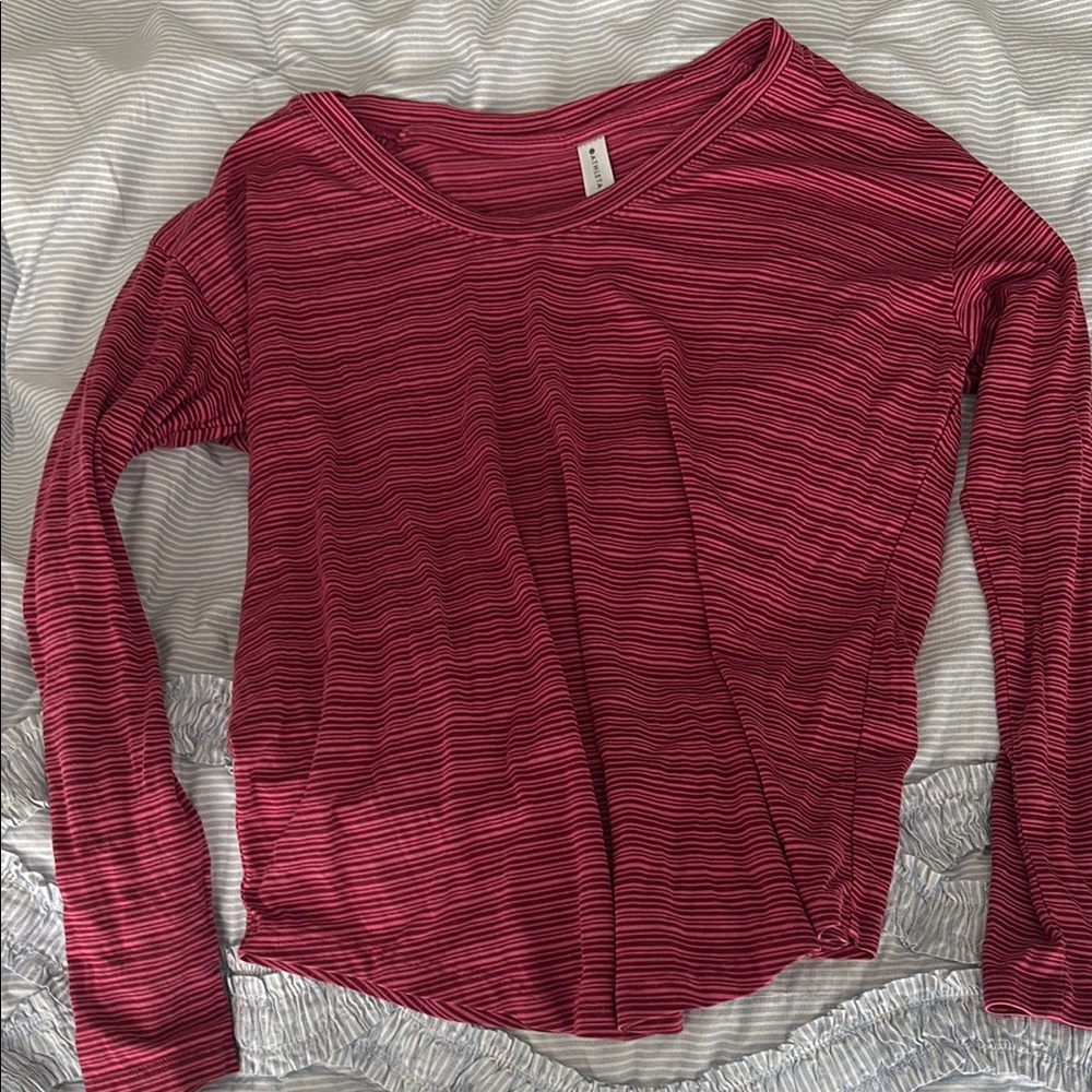 Athleta Red Shirt